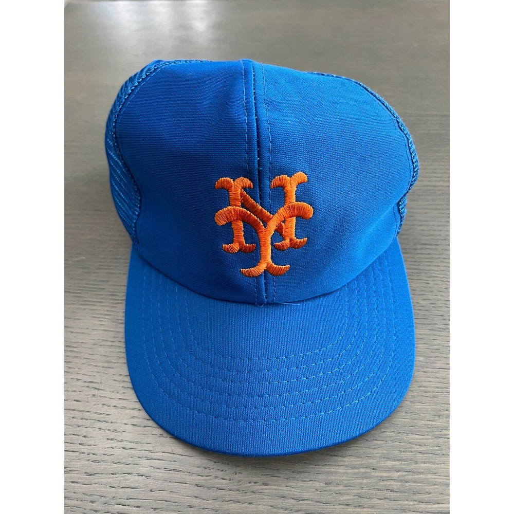 Vintage NY Mets Hat Blue Size S/M Major League Baseball